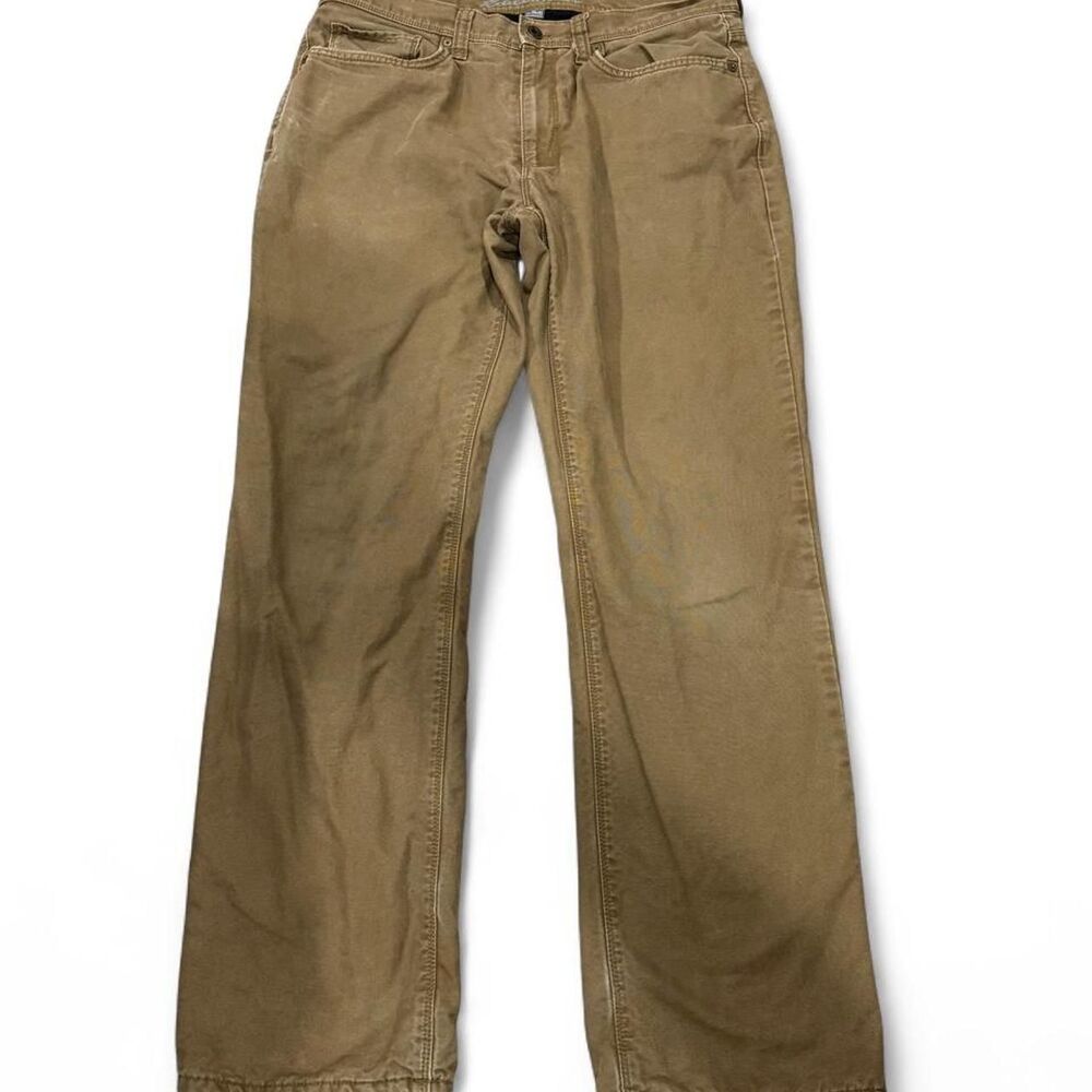Eddie Bauer brown straight leg double lined jeans